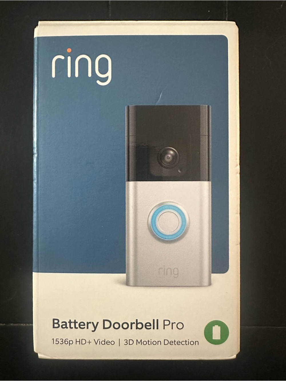 Ring Smart Doorbell Box with White and Black Packaging NIB sealed